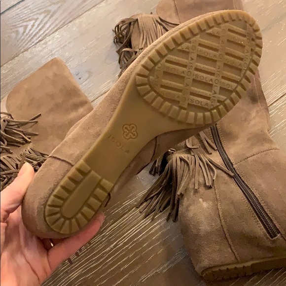 Fringe knee high boots - Picture 2 of 3